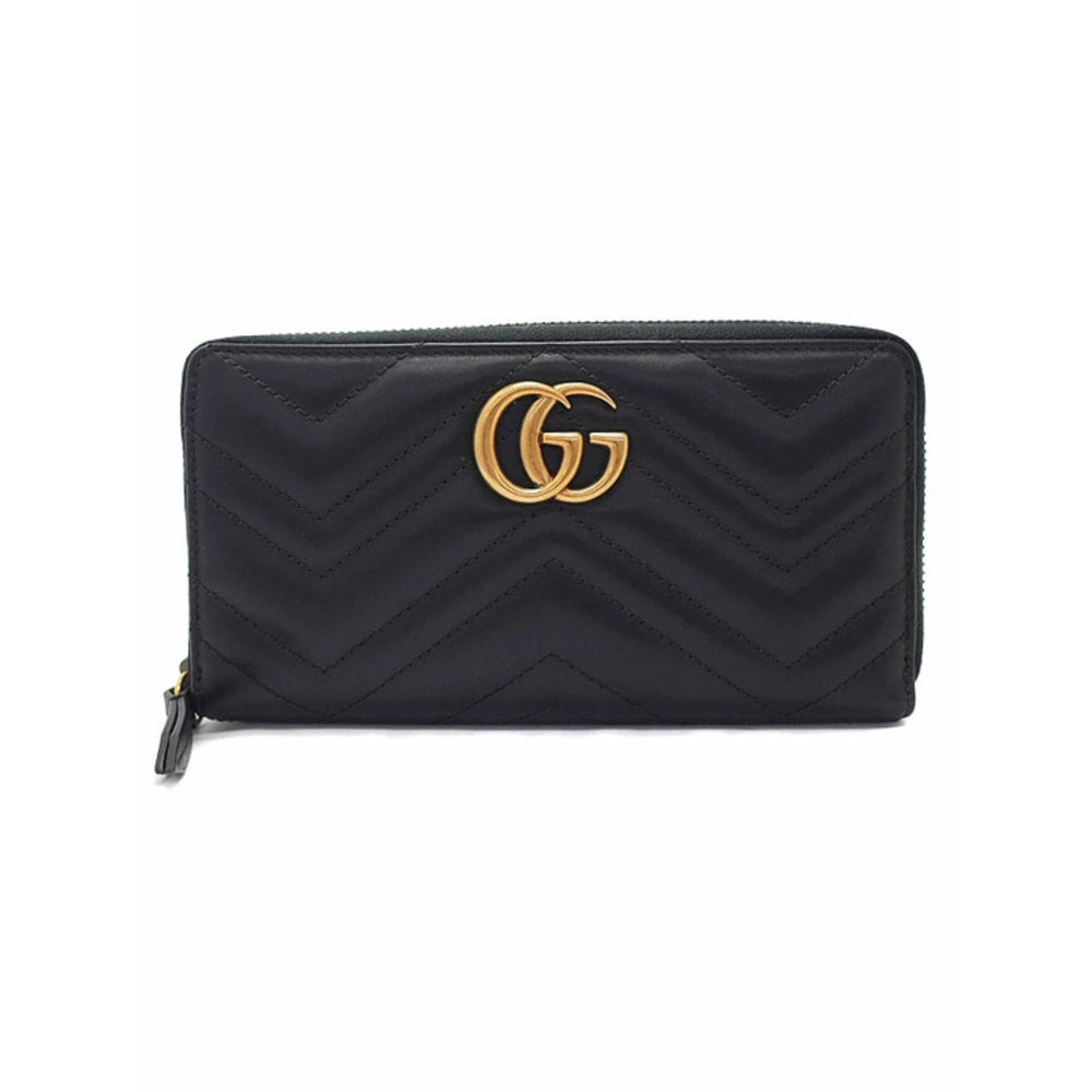 Gucci GG Marmont Zip Around Wallet Round Zipper Long